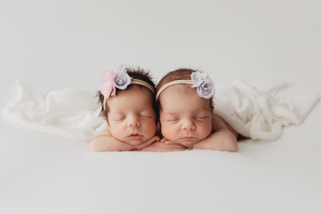 twin babies sleeping