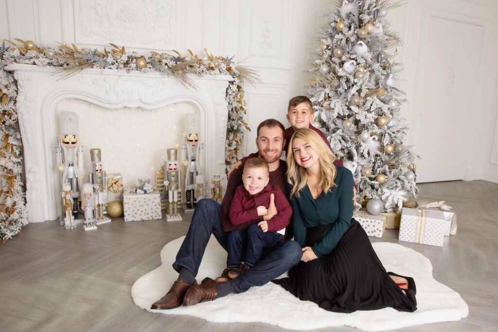 family holiday portrait